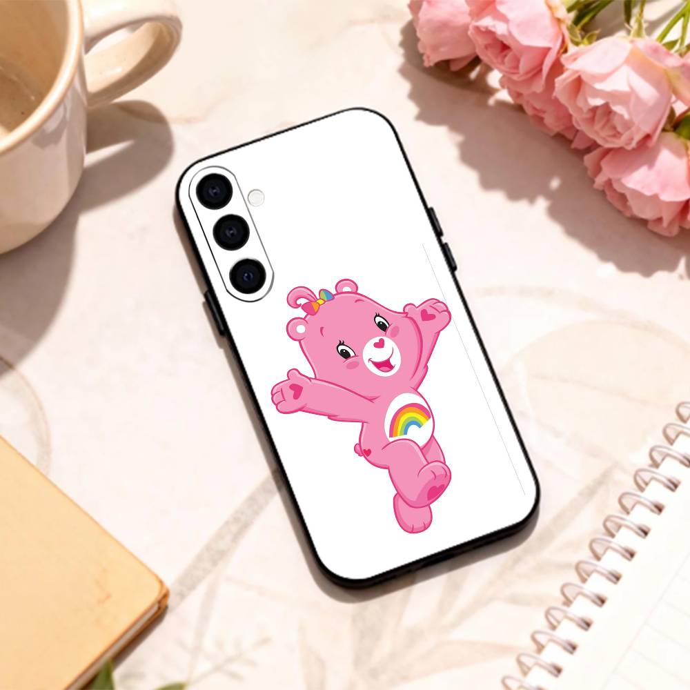 C-Classic C-Cute C-Care B-Bears phone Case For Samsung Galaxy A73,A72,A71,A70,A53,A52,A51,Others Soft Black Shell