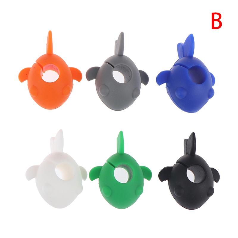 6Pcs Silicone Glass Charms Wine Charms Cute Fish Wine Glass Markers