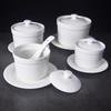 Tian Ya Jing 4-inch Ceramic Stew/Steamed Egg Pot Bodies - 4-Pack