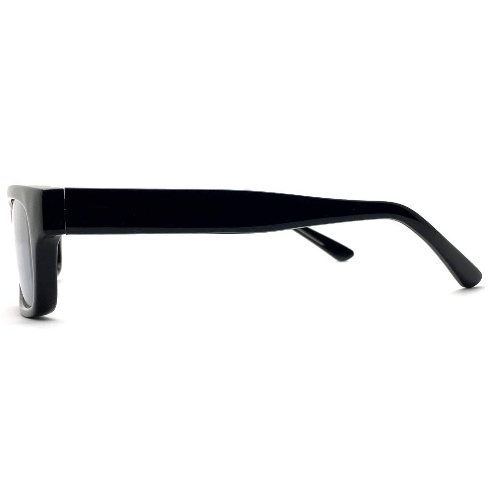 Усиленные КВАДРАТНЫЕ СОЛНЦЕЗАЩИТНЫЕ ОЧКИ квадратные ЧЕРНЫЕ СВЕТЛО-ДЫМЧАТЫЕ [SPEED ADDICT] (усиленные солнцезащитные очки) ×