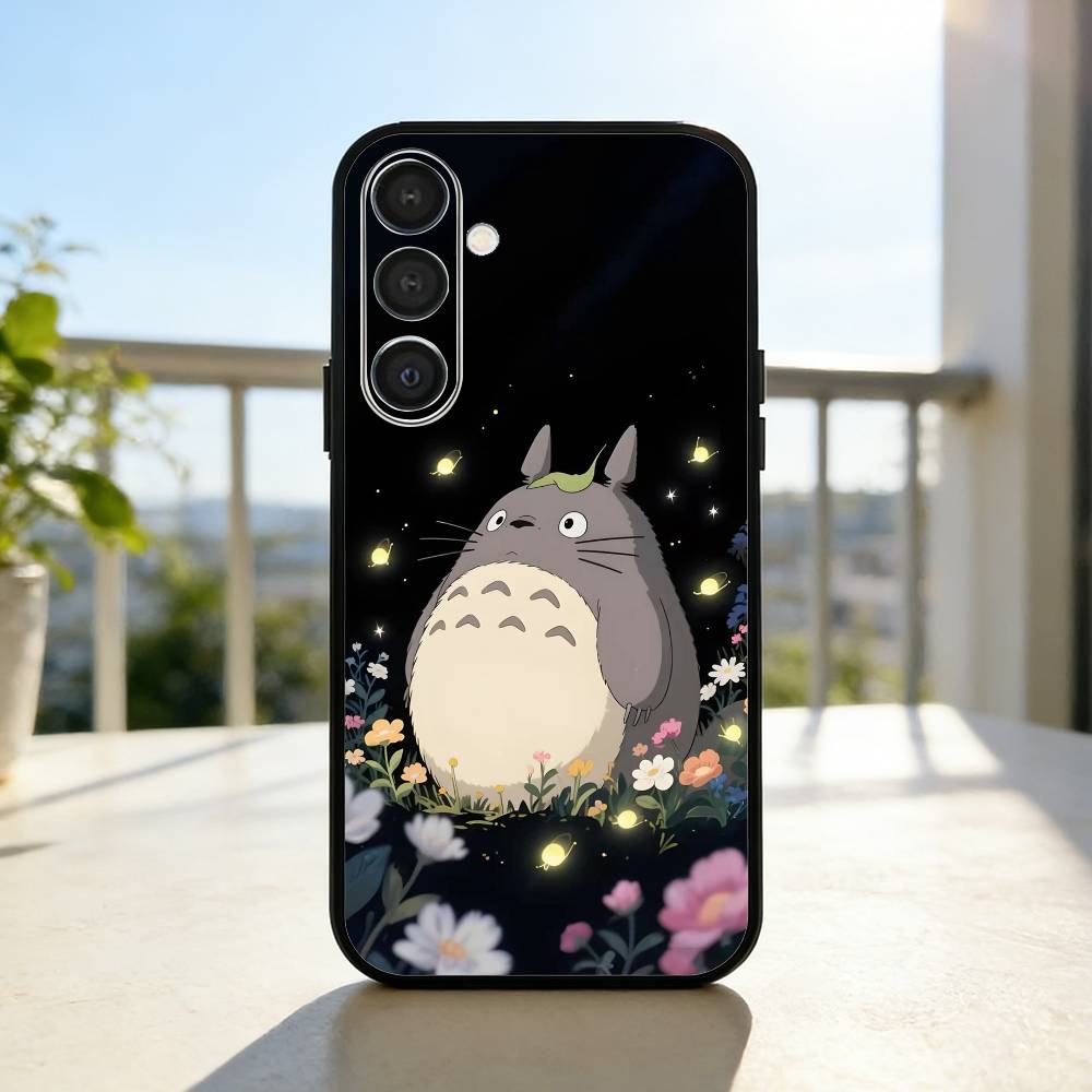 Lovely My N-Neighbor-T-Totoros  Phone Case For Samsung  A73,A21s,A22,A31,A32,A52,A53,A71,A80,Soft Black Shell