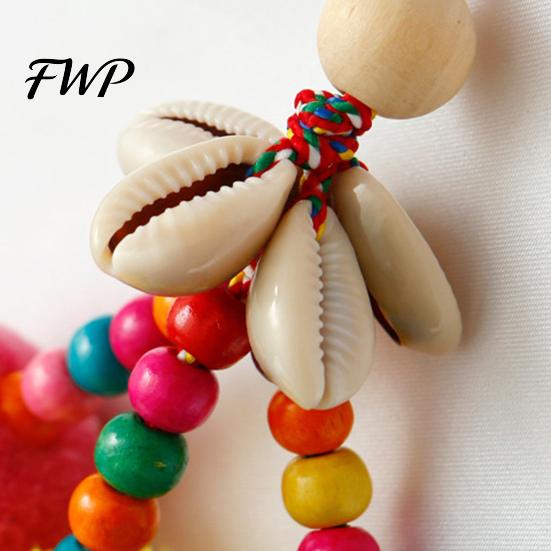 Tote Bag Decoration Tassel Pendant Retro Ethnic Style Straw Canvas Natural Shell Decor Colorful Fur Ball Keychain Handbag Accessory Handmade Beaded