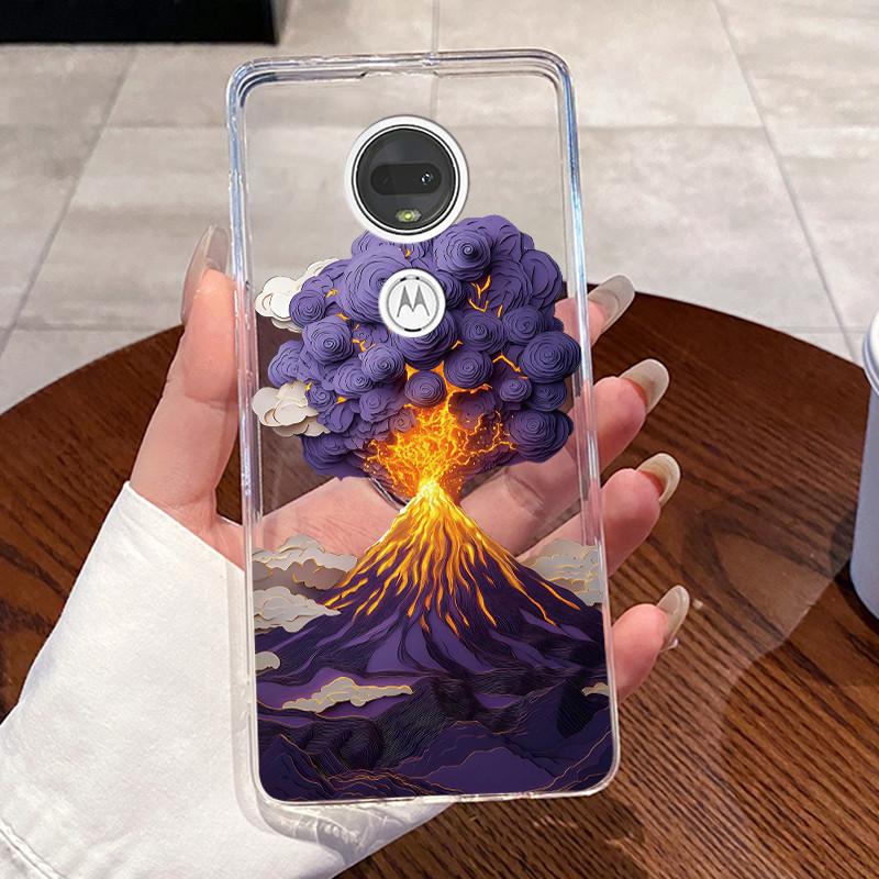 Гелевый чехол для Motorola Moto G7 Plus/Moto G7 Play /Moto G7 Power Fundas Прозрачный силиконовый мягкий ТПУ чехол Милый кот Защитный чехол