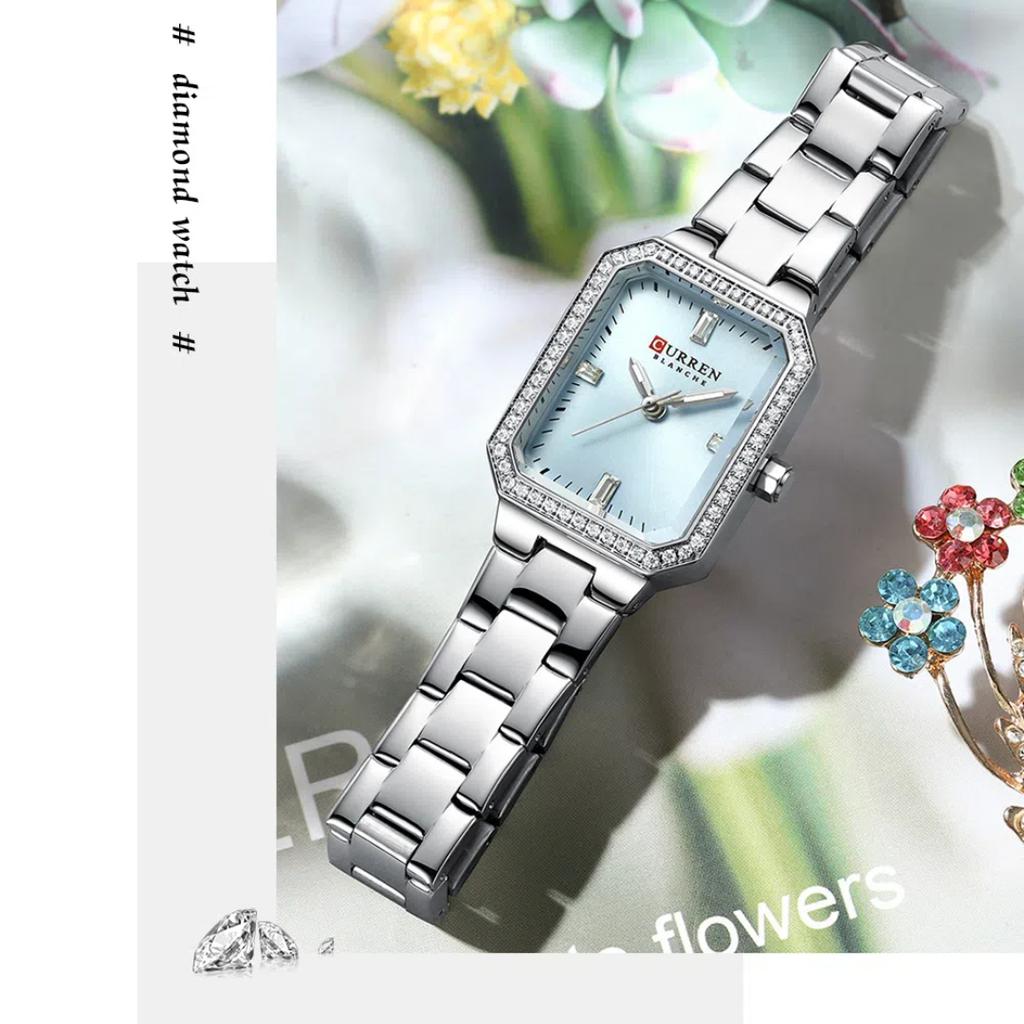 CURREN Women's Watches Luxury Golden Stainless Steel Woman Watch Luminous Waterproof Quartz Wrist Watch Fashion Watches for Women