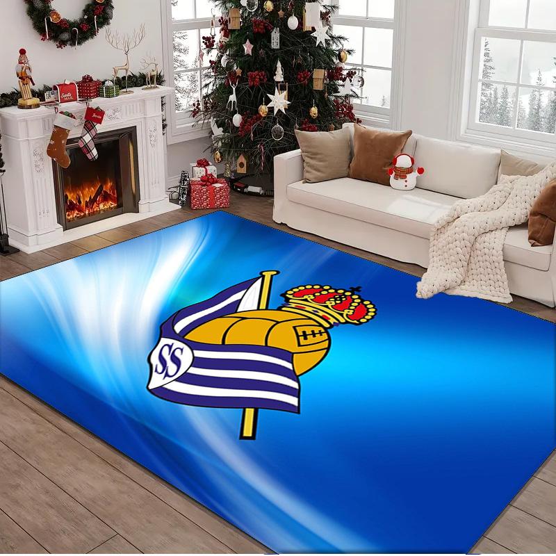 1PC rug Crown And Soccer Ball Sociedad Carpet, Chair Rug,Area Rug for Office Bedroom living rooms bedroom, Doormat decor Christmas fan gifts