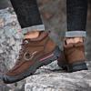 Genuine Leather Men Shoes Sneakers Waterproof Outdoor Men Boots Comfortable Men Walking Hiking Shoes