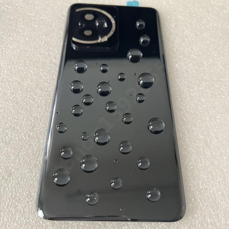 Новая задняя крышка из закаленного стекла для Honor 100 5G, задняя крышка, дверной корпус + крышка вспышки + объектив камеры