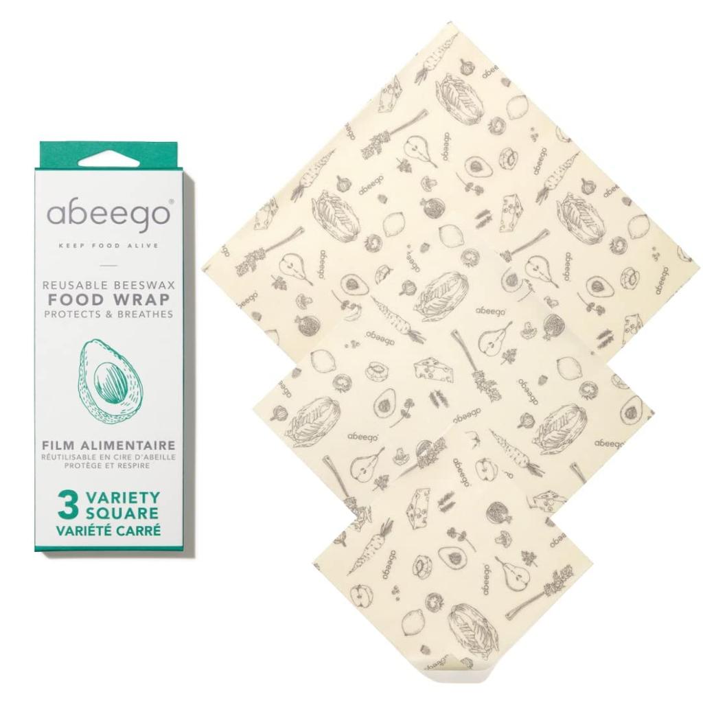 Abeego Beeswax Wrap Set Variety 3 Piece Set