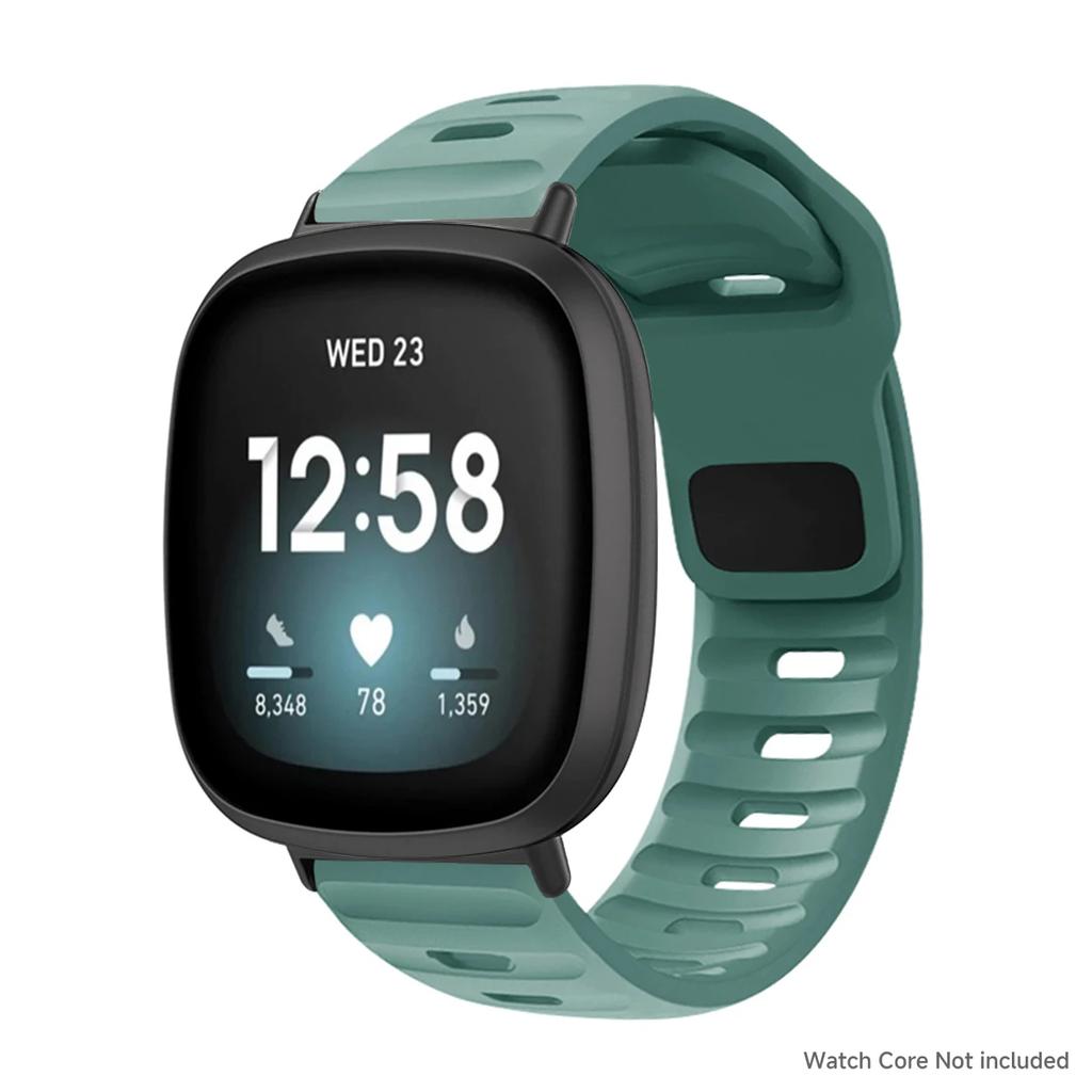 Ремешок для Fitbit Versa 4/Versa3/ Versa 2/Versa Спортивный силиконовый ремешок для запястья для Fitbit Versa Lite/Sense/Sense2 Band corre