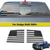 Наклейки на заднее стекло автомобиля для Dodge RAM 2009-2026 Декаль на окно Водонепроницаемое Покрытие Отделка ПВХ США. Аксессуары для экстерьера с флагом