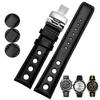 20-мм ремешок из натуральной кожи для часов Tissot серии Sports Racing PRS516 T91 1853 Мужской ремешок с бабочкой Мягкий ремешок из коровьей кожи