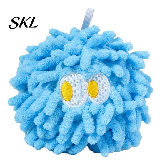Interactive Pet Toy Squeaky Mop Ball Dog Toy, Plush Chew for Teeth Cleaning, Puppy Play Self-Play Boredom Relief Small Medium Dogs Toys