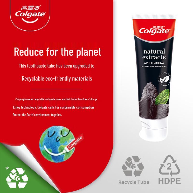 Colgate Отбеливающая зубная паста с бамбуковым углем