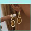 Trendy 2023 Fall Heart Shaped Gold Plated Copper Earrings For Women
