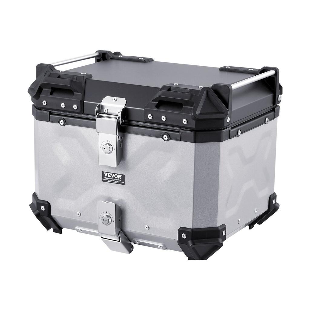 45L Motorcycle Top Case Universal Motorbike Tail Box with Leather Lining