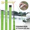 SOUGAYILANG Удочка зеленая удочка 2,7/3,6/4,5/5,4 м портативная телескопическая удочка из углеродного волокна ручные удочки