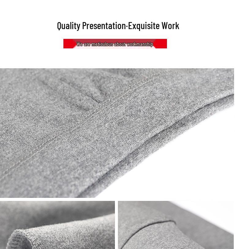 Langsha Мужские утягивающие брюки из хлопка и шерсти на осень/зиму