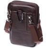 Компактная мужская сумка на пояс из натуральной кожи Vintage Bag 22141 Коричневый