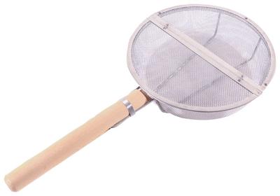 Kanda Сковорода для жарки риса с гинкго, Сделано в Японии, Сковорода для жарки риса с гинкго с деревянной ручкой, Круглая, Цубаме-Сандзё, 043060