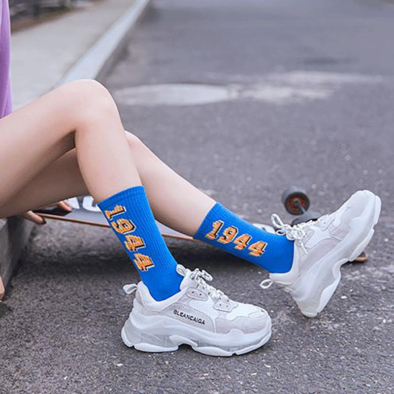 Носки женские баскетбольные в стиле инс, хлопковые, хип-хоп, спортивные, высокого качества, харадзюку, крутые, забавные, для мужчин