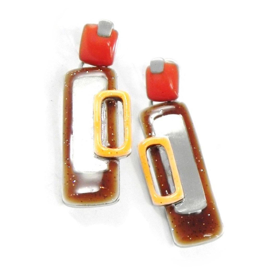 NOA [H8708] - Brown Orange 'Coloring' Designer Curls