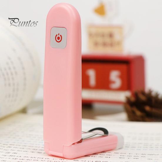 Перезаряжаемая светодиодная лампа для книг, защита глаз, светодиодная лампа для чтения, без мерцания, 90 градусов, гибкая клипса-закладка для студентов