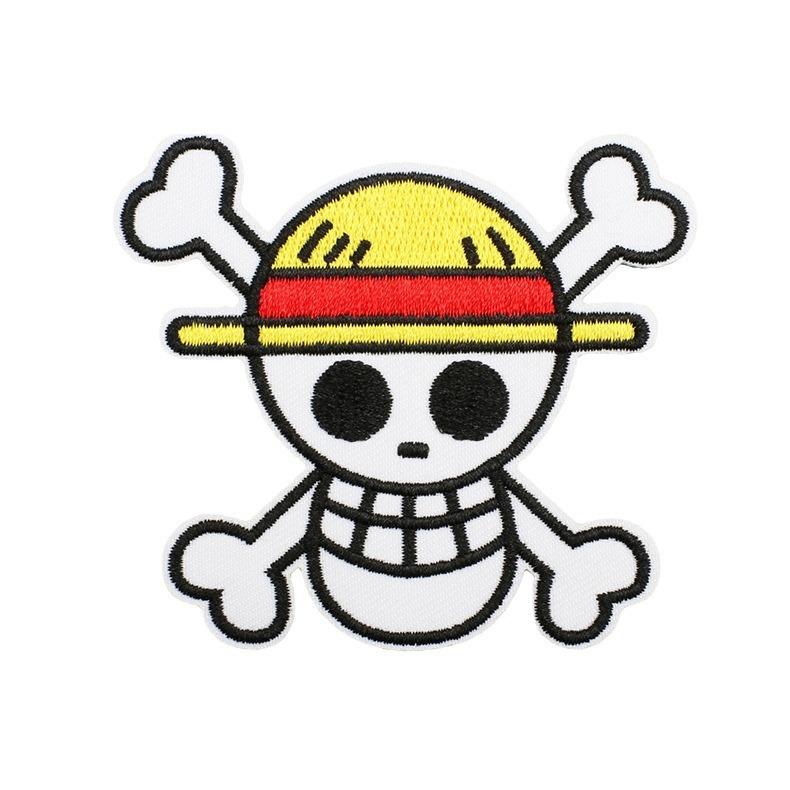 Черная лиса мультфильм анимация персонаж вышивка ткань наклейка японский цельный патч компьютерная вышивка наклейка