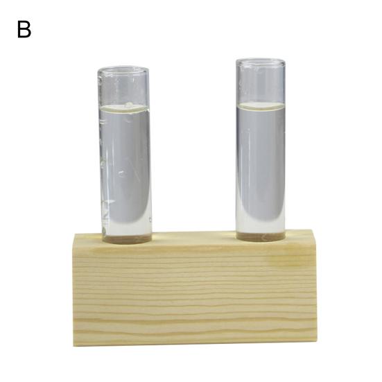 Decorative Hydroponic Tube Test Tube Vase Transparent Glass Universal Vases for Home