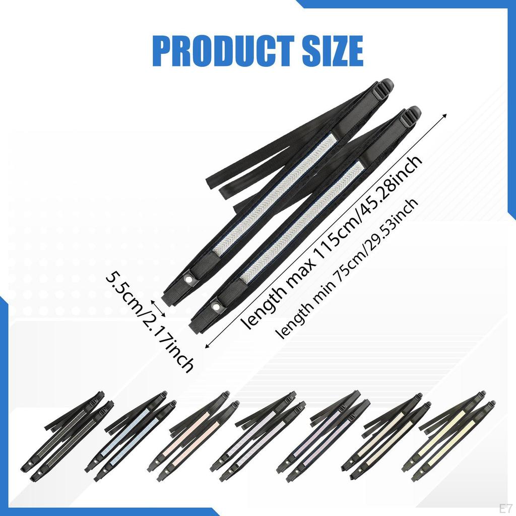 Ремень-подвеска для аккордеона с регулируемыми пряжками, из износостойкого нейлона, с мягкой подкладкой на плечо