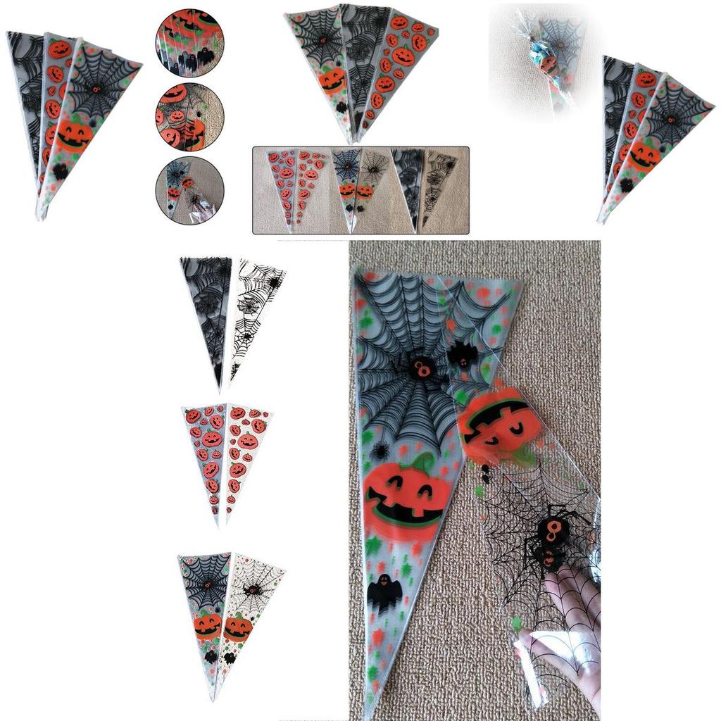 100 шт. Целлофановых конусных пакетов Стильные прозрачные пакеты для конфет для любого торжества