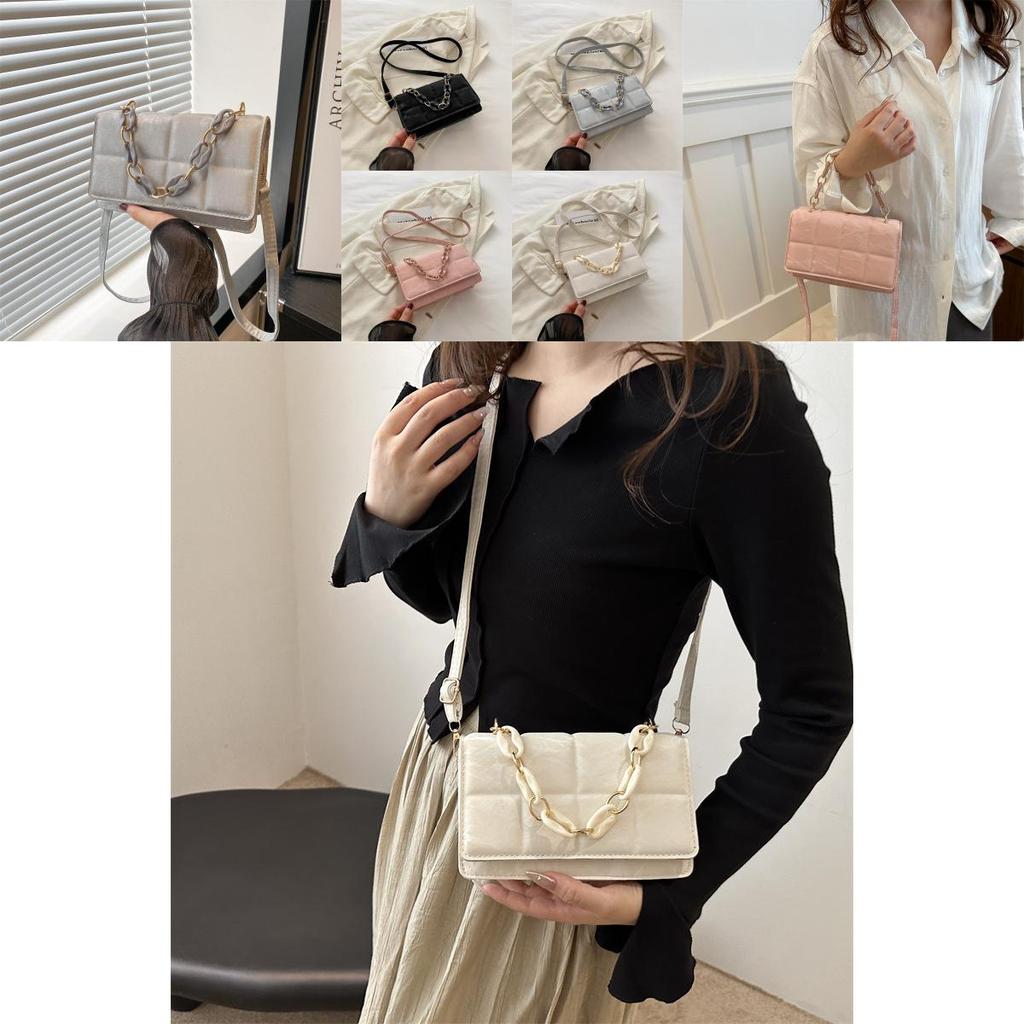 Trendy Casual Crossbody Bag For Women Elegant Pu Small Square Handbag With Soft Texture