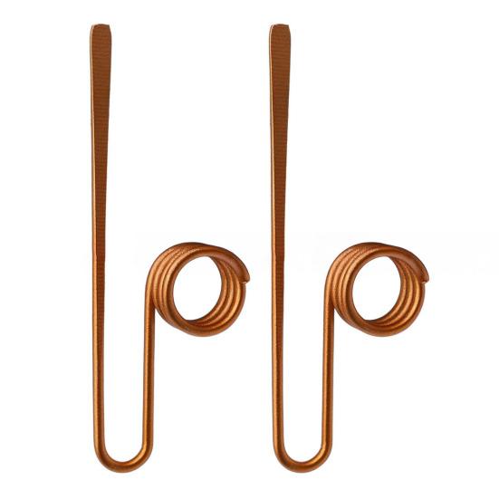 1/2/3Pcs Copper Book Holder Ring Heavy Duty Metal Book Clip Bookmark Ring Lightweight Spiral Wire Book Marker Ring Reading Accessories Book Gifts