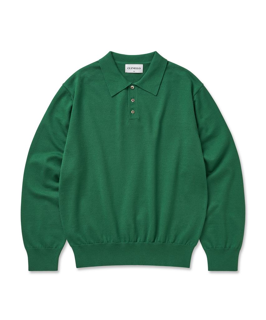 CUZNELLO Soft Collar Knit_Green