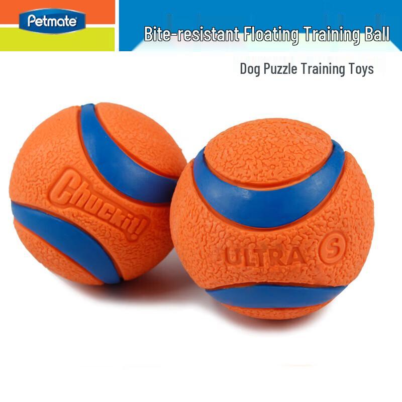 Petlimit Dog Teething Tug Rope Rubber Ball Toy