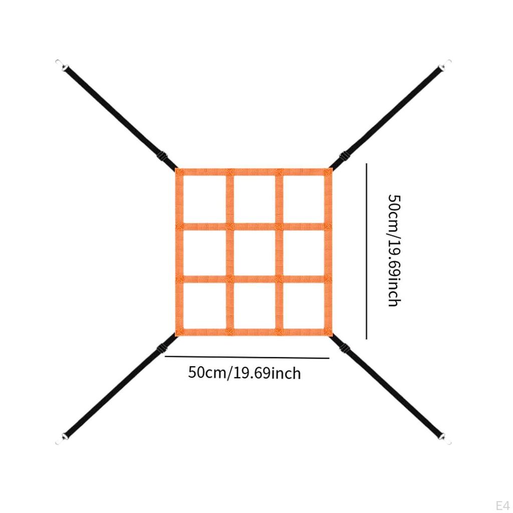 Adjustable Strike Target for Baseball Net, Pitcher Accuracy Training Aid, Equipment