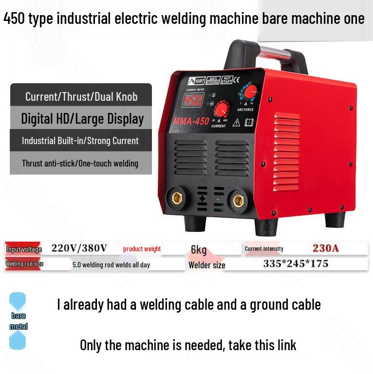 Naisunjia Dual Voltage MMA-450 High Power Welder 220/380V