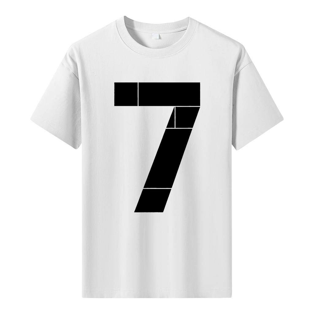 Мужская футболка с коротким рукавом с принтом Мужская свободная повседневная футболка с коротким рукавом