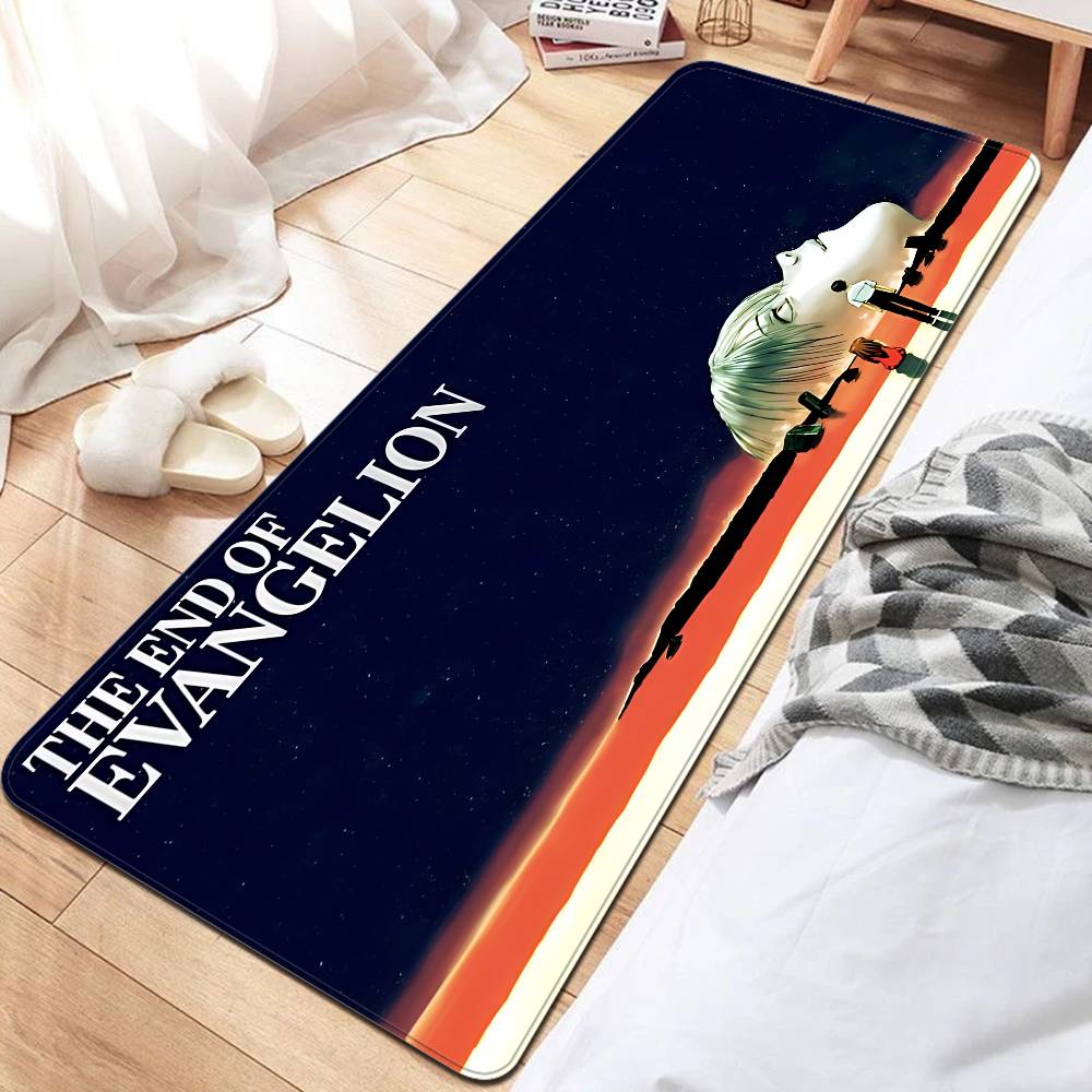 E-Evangelion Game Floor Mat INS Style Soft Bedroom Floor House Laundry Room Mat Anti-skid Household Carpets