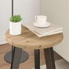 Artisan Oak Table Top Round Ø 30 x 1.5 cm Engineered Wood