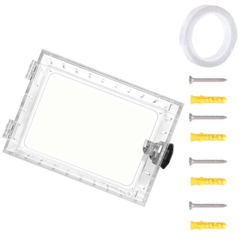 Transparents Thermostat Lock Box With Ventilated Secure Anti Theft Housing Includes 2 Simple Mounting