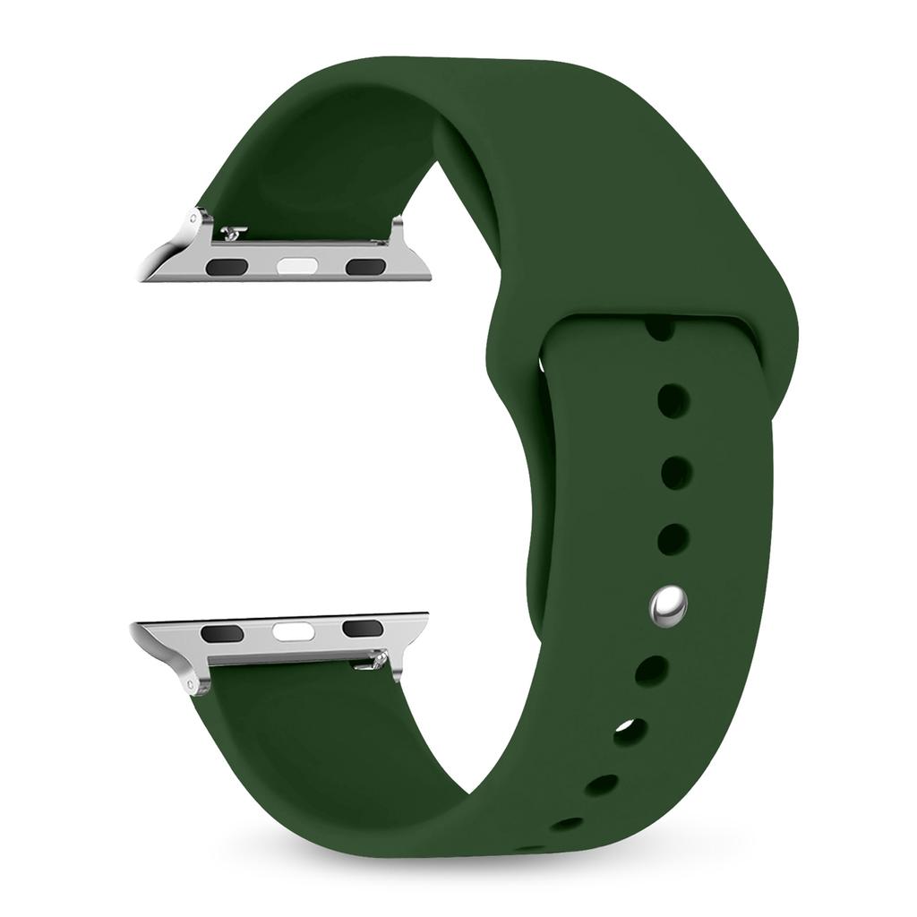 Для Apple Watch ultra 2 ремешок 49мм 46мм 44мм 40мм 45мм 41мм 42мм Силиконовый браслет correa iWatch series se 9 8 7 6 3 10 11 ремешки