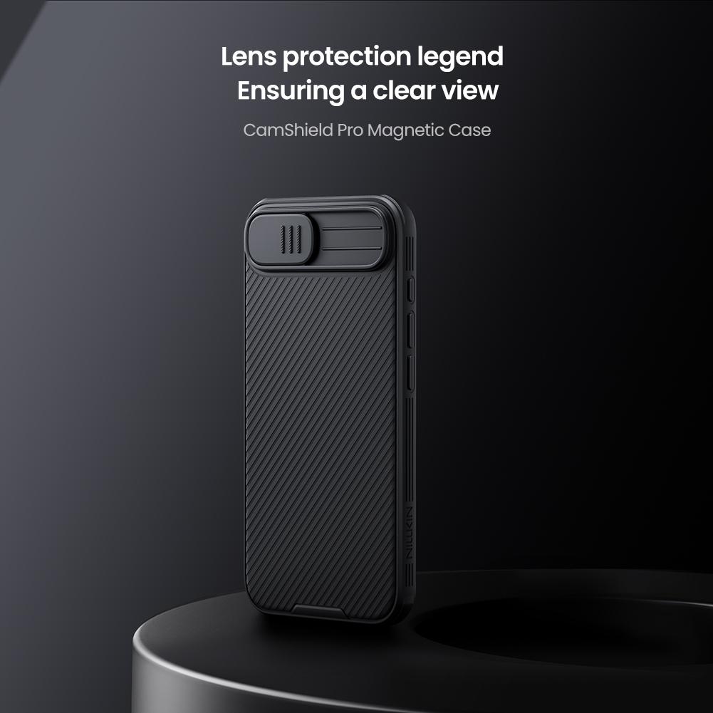 NILLKIN Для iPhone 16e чехол для телефона CamShield Pro магнитный чехол защита камеры слайдер крышка