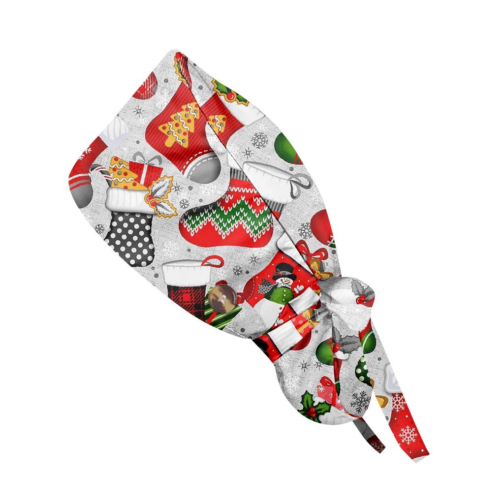 Модная рождественская рабочая кепка с принтом, повседневная женская кепка с хвостиком, кепка с повязкой, кепка Baotou