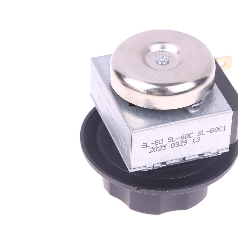 1 шт. 60/90/120 мин. Переключатель-таймер с ручкой для микроволновой печи со звонком, механический переключатель времени, детали для духовки, шкафа для подогрева, дезинфекционного шкафа