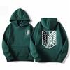 Men Women Streetwear Pullover Harajuku Shingeki No Kyojin Hoodies Sweatshirt Clothes Attack on Titan Men's Hoodie Anime Hoodies