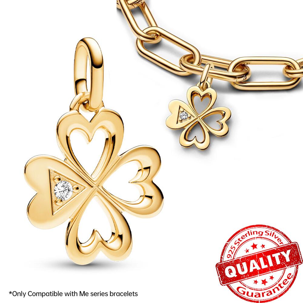 Оригинальные Медные Крылья Ангела Сердце Удача Божья Коровка Мини Подвеска Шарм Подходит для Оригинального Браслета Me для Женщин Ювелирное Изделие Подарок