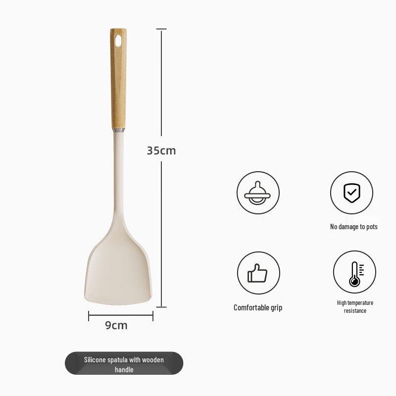 ZISIZ Silicone Kitchen Utensil Set
