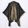 Women S Retro Thick Jacquard Shawl For Travel Photography
