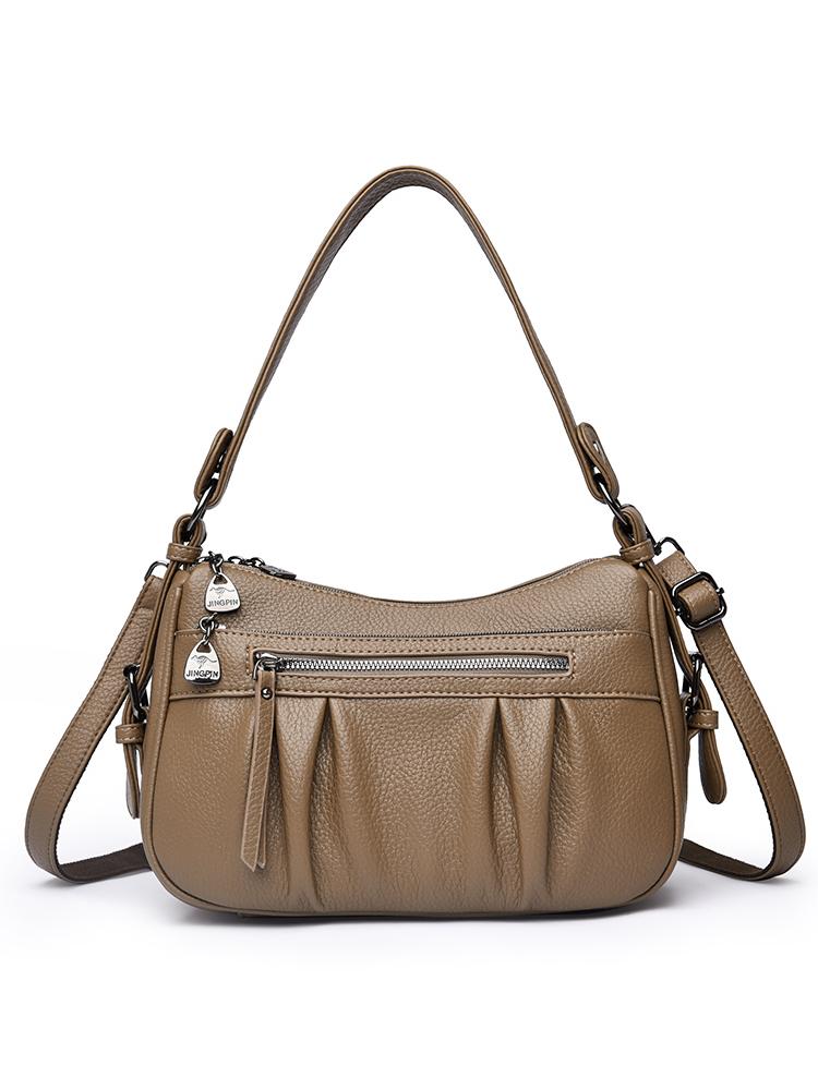 Высококачественная женская сумка кроссбоди из мягкой ПУ кожи, Модная женская сумка через плечо, Подходит для повседневного использования, Шопинга, Поездок на работу