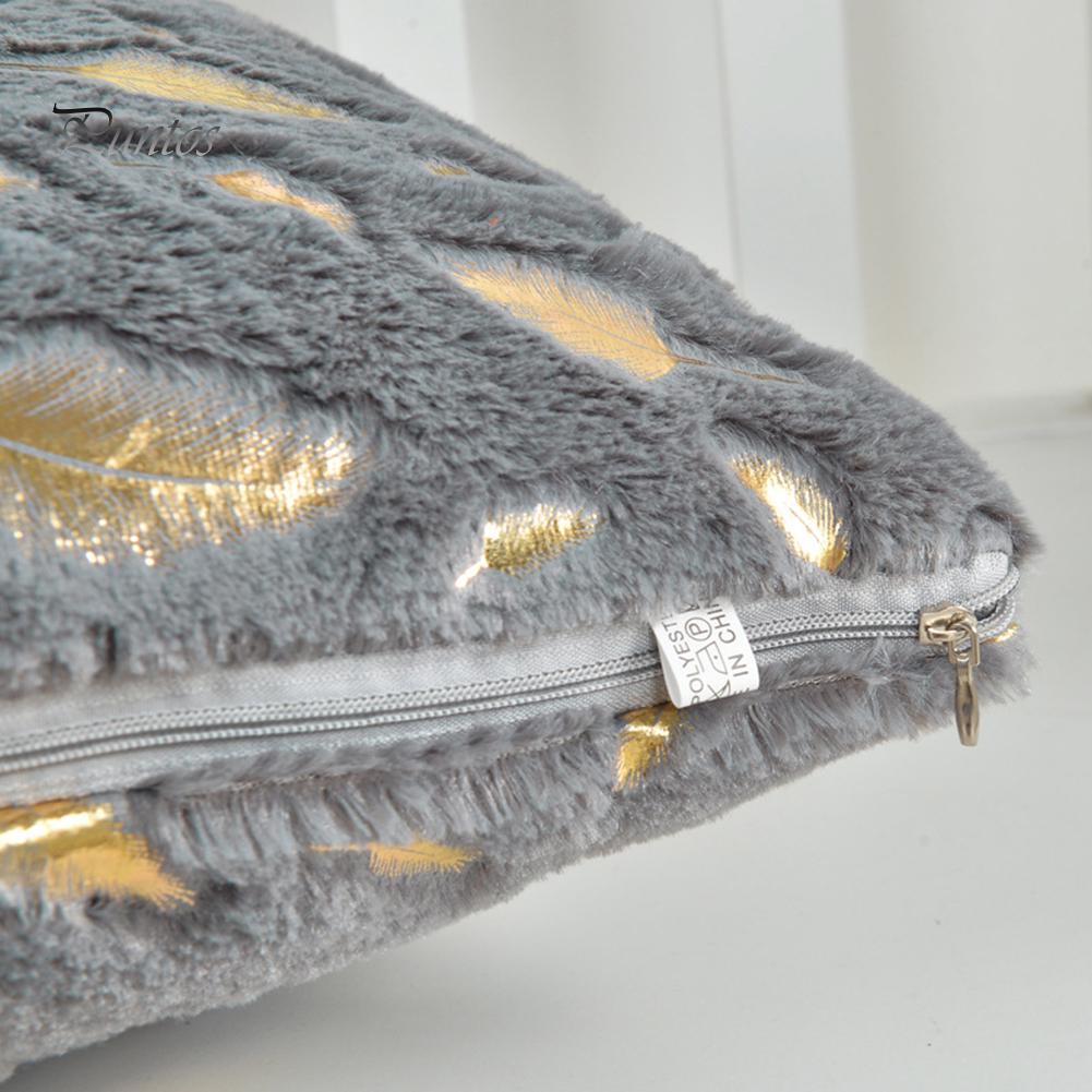 Главная Сиденье Диван Кровать Декор Перо Плюш Мягкий Плед Наволочка Чехол Подушка